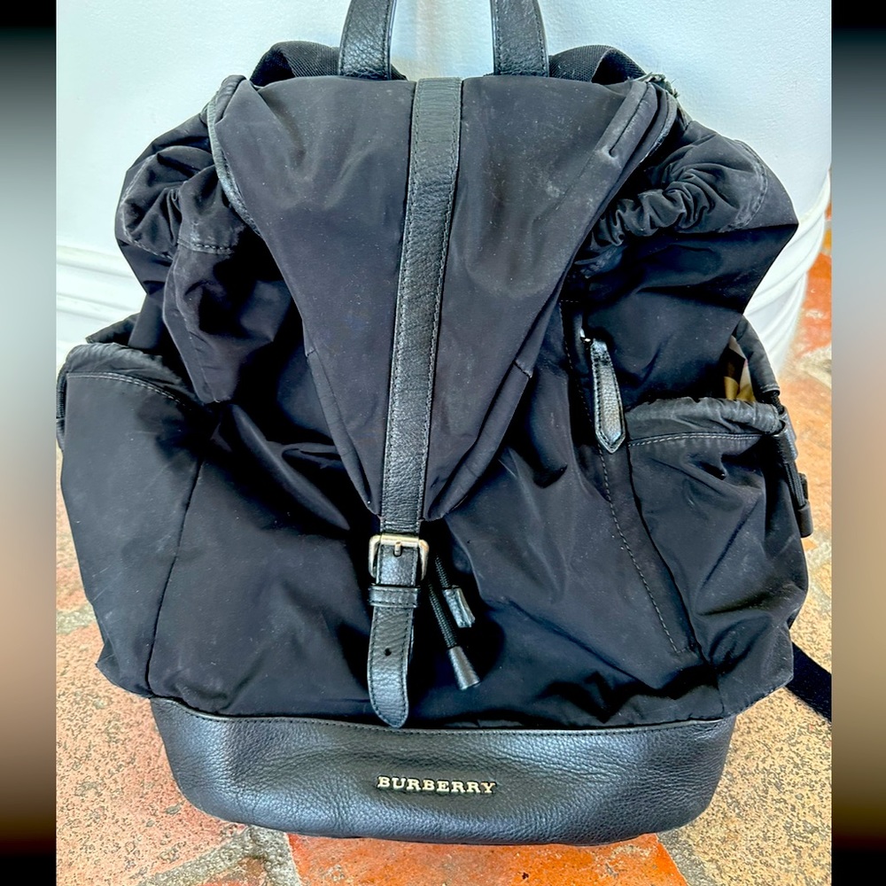 Burberry diaper bag bookbag